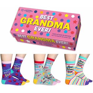 Cockney Spaniel  Grandma Ever Ladies Socks Gift Box