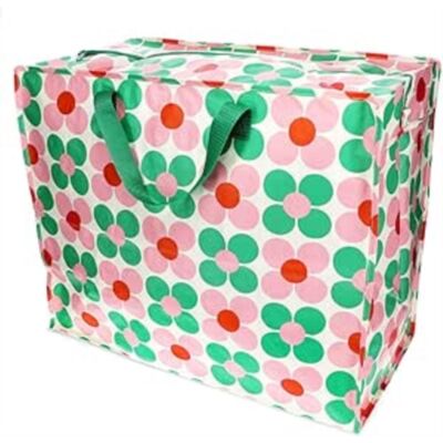 Rex London - Nylon Shopping Bag - Rose Green Daisy - Bag Rex London - Nylon Shopping Bag - Rose Green Daisy - Bag