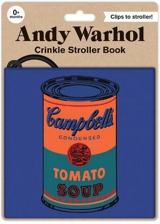 Galison Andy Warhol Crinkle Fabric Stroller Book