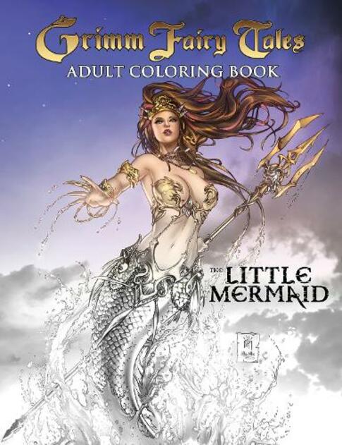 Zenescope Entertainment Grimm Fairy Tales Adult Coloring Book: The Little Mermaid