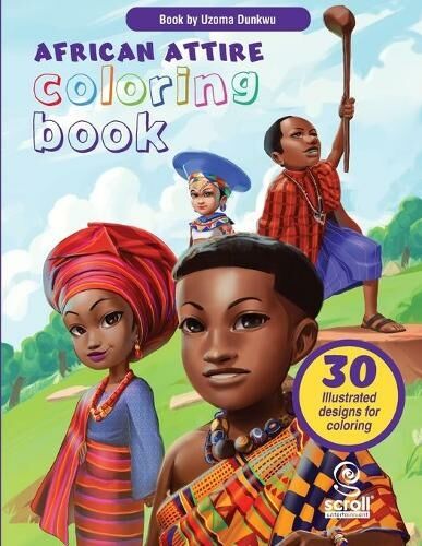 Scroll Entertainment African Attire Coloring Book