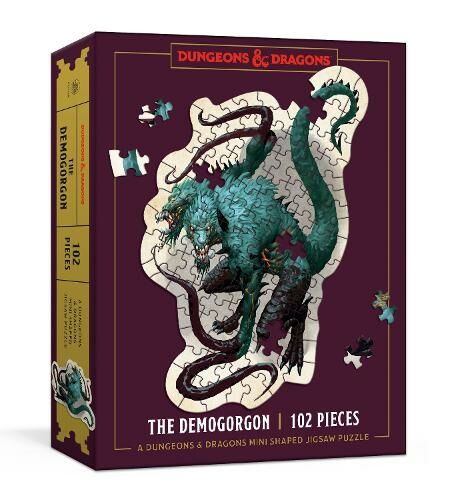 Random House USA Inc Dungeons & Dragons Mini Shaped Jigsaw Puzzle: The Demogorgon Edition: 102-Piece Collectible Puzzle For All Ages
