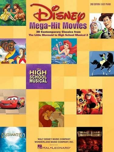 Hal Leonard Corporation Disney Mega-Hit Movies: 2nd Edition - 38 Contemporary Classics From The Little Mermaid To High School Musical 2 (2nd Ed.)