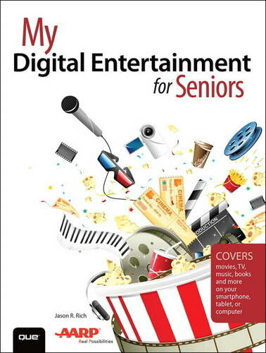 Pearson Education (US) My Digital Entertainment For Seniors (Covers Movies, Tv, Music, Books And More On Your phone, Tablet, Or Computer)