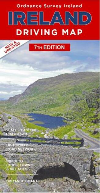 Ordnance Survey Ireland Driving Map: (Irish Maps, Atlases & Guides)