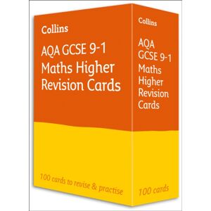 HarperCollins Publishers Aqa Gcse 9-1 Maths Higher Revision Cards : Ideal For The 2026 And 2027 Exams