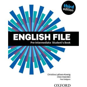 Oxford University Press English File: Pre-Intermediate: Student'S Book