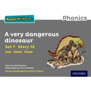 Oxford University Press Read Write Inc. Phonics: A Very Dangerous Dinosaur (Grey Set 7 Storybook 12)