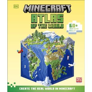 Dorling Kindersley Ltd Minecraft Atlas Of The World : Create The Real World In Minecraft With 60+ Inspiring Builds