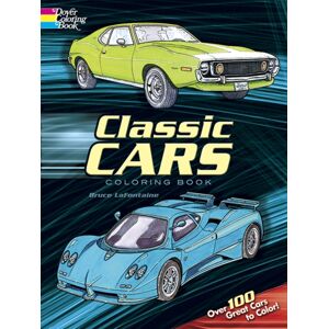 Dover Publications Inc. Classic Cars Coloring Book