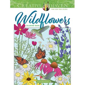 Dover Publications Inc. Creative Haven Wildflowers Coloring Book