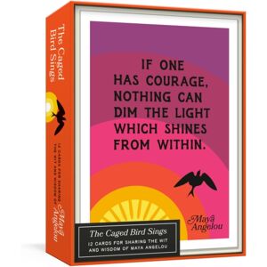 Random House USA Inc The Caged Bird Sings Note Cards : 12 Cards For Sharing The Wit And Wisdom Of Maya Angelou