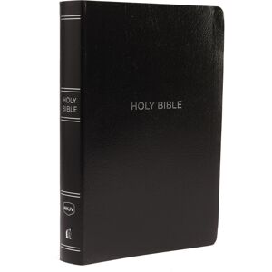 Thomas Nelson Publishers Nkjv Holy Bible, Giant Print Center-Column Reference Bible, Black Leather-Look, 72,000+ Cross References, Red Letter, Comfort Print: King James Version