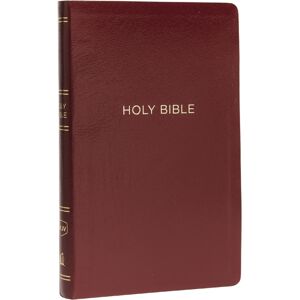 Thomas Nelson Publishers Nkjv, Thinline Reference Bible, Leather-Look, Burgundy, Red Letter, Comfort Print : Holy Bible, King James Version