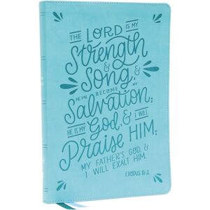Thomas Nelson Publishers Nkjv, Thinline Bible, Verse Art Cover Collection, Leathersoft, Teal, Red Letter, Comfort Print : Holy Bible, King James Version