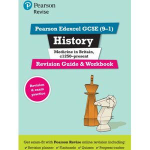 Pearson Education Limited Pearson Revise Edexcel Gcse History Medicine In Britain Revision Guide And Workbook Incl. Online Revision And Quizzes - For 2026, 2027 Exams