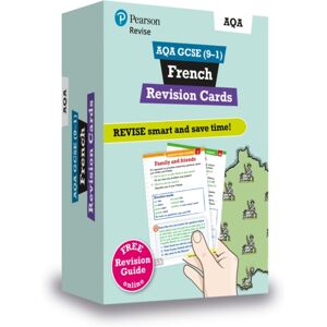 Pearson Education Limited Pearson Revise Aqa Gcse French: Revision Cards Incl. Online Revision And Audio - For 2025 Exams