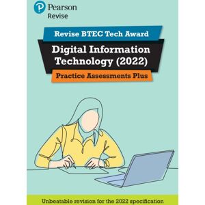 Pearson Education Limited Pearson Revise Btec 2022 Tech Award Digital Information Technology Practice Assessments Plus - For 2026, 2027 Exams