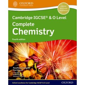 Oxford University Press Cambridge Igcse® & O Level Complete Chemistry: Student Book Fourth Edition