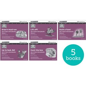 Oxford University Press Read Write Inc. Phonics: Purple Set 2 More Black & White Storybooks (Pack Of 5)
