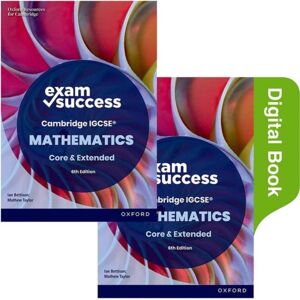 Oxford University Press Cambridge Igcse Mathematics: Exam Success Revision Guide Second Edition (Print & Digital Book)