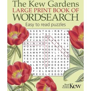Arcturus Publishing Ltd The Kew Gardens Large Print Book Of Wordsearch