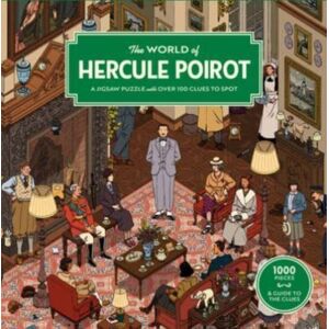 Orion Publishing Co The World Of Hercule Poirot : A 1000-Piece Jigsaw Puzzle With Over 100 Clues To Spot: The Perfect Family Gift For Fans Of Agatha Christie