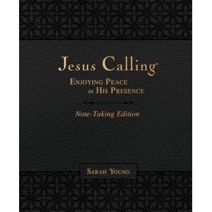 Thomas Nelson Publishers Jesus Calling Note-Taking Edition, Leathersoft, Black, With Full Scriptures : Enjoying Peace In His Presence (A 365-Day Devotional And Prayer Journal)