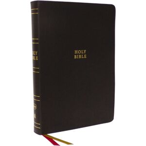 Thomas Nelson Publishers Nkjv Holy Bible, Super Giant Print Reference Bible, Brown Bonded Leather, 43,000 Cross References, Red Letter, Thumb Indexed, Comfort Print: King James Version