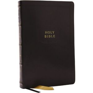 Thomas Nelson Publishers Kjv Holy Bible With Apocrypha And 73,000 Center-Column Cross References, Black Leathersoft, Red Letter, Comfort Print: King James Version