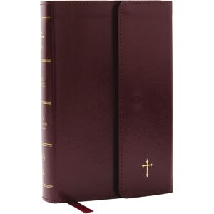 Thomas Nelson Publishers Nkjv Compact Paragraph-Style Bible W/ 43,000 Cross References, Burgundy Leatherflex W/ Magnetic Flap, Red Letter, Comfort Print: Holy Bible, King James Version : Holy Bible, King James Version