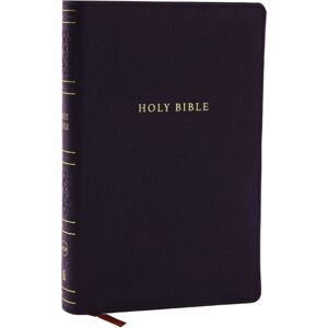 Thomas Nelson Publishers Nkjv Personal Size Large Print Bible With 43,000 Cross References, Black Leathersoft, Red Letter, Comfort Print
