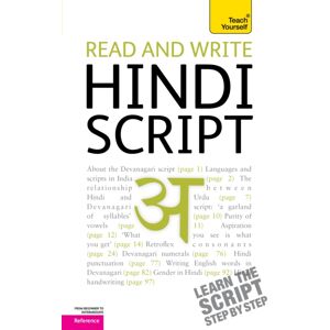 John Murray Press Read And Write Hindi Script: Teach Yourself