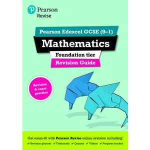 Pearson Education Limited Pearson Revise Edexcel Gcse Maths (Foundation) Revision Guide Incl. Online Revision, Quizzes And Videos - For 2026, 2027 Exams