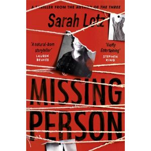 Hodder & Stoughton Missing Person : 'I Can Feel Sorry Sometimes When A Books Ends. Missing Person Was One Of Those Books' - Stephen King