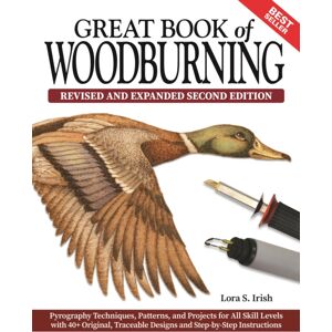 Fox Chapel Publishing Great Book Of Woodburning, Revised And Expanded Second Edition