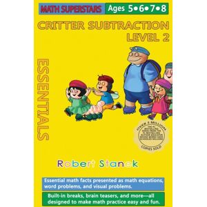 Bugville Learning & Early Education Math Superstars Subtraction Level 2, Library Hardcover Edition : Essential Math Facts For Ages 5 - 8
