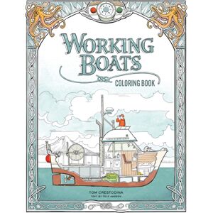 Blue Star Press Working Boats Coloring Book