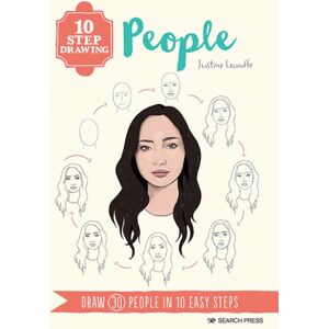 Search Press Ltd 10 Step Drawing: People : Draw 30 People In 10 Easy Steps
