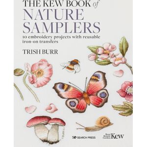 Search Press Ltd The Kew Book Of Nature Samplers (Folder Edition) : 10 Embroidery Projects With Reusable Iron-On Transfers