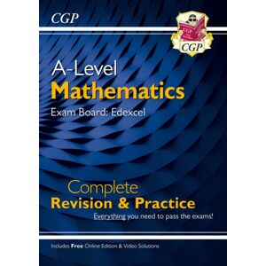 Coordination Group Publications Ltd (CGP) A-Level Maths Edexcel Complete Revision & Practice (With Online Edition & Video Solutions)