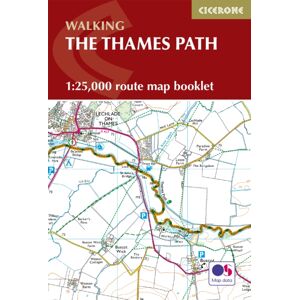 Cicerone Press The Thames Path Map Booklet : 1:25,000 Os Route Map Booklet