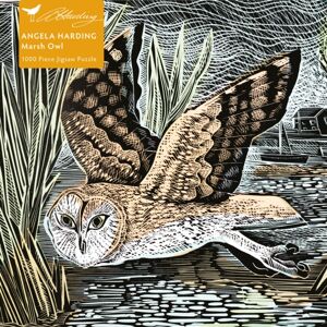 Flame Tree Publishing Adult Sustainable Jigsaw Puzzle Angela Harding: Marsh Owl : 1000-Pieces. Ethical, Sustainable, Earth-Friendly