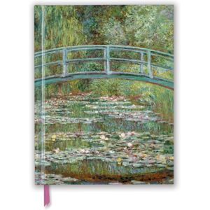 Flame Tree Publishing Claude Monet: Bridge Over A Pond Of Water Lilies (Blank Sketch Book)