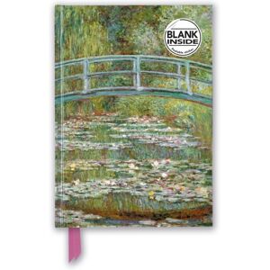 Flame Tree Publishing Claude Monet: Bridge Over A Pond Of Water Lilies (Foiled Blank Journal)