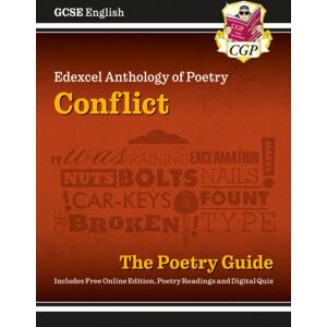 Coordination Group Publications Ltd (CGP) Gcse English Edexcel Poetry Guide - Conflict Anthology Includes Online Edition, Audio & Quizzes
