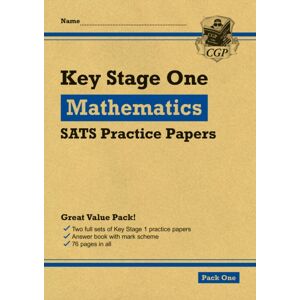 Coordination Group Publications Ltd (CGP) Ks1 Maths Sats Practice Papers: Pack 1 (For End Of Year Assessments)
