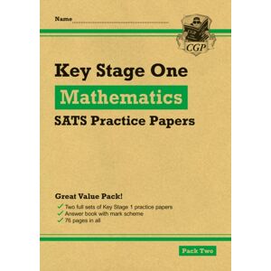 Coordination Group Publications Ltd (CGP) Ks1 Maths Sats Practice Papers: Pack 2 (For End Of Year Assessments)
