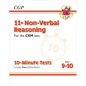 Coordination Group Publications Ltd (CGP) 11+ Cem 10-Minute Tests: Non-Verbal Reasoning - Ages 9-10 (With Online Edition)