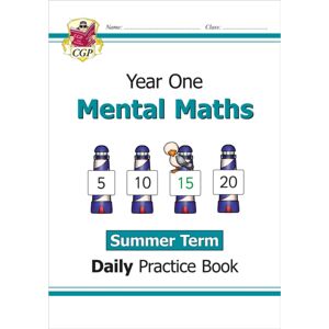 Coordination Group Publications Ltd (CGP) Ks1 Mental Maths Year 1 Daily Practice Book: Summer Term